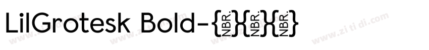 LilGrotesk Bold字体转换 LilGrotesk Bold字体转换